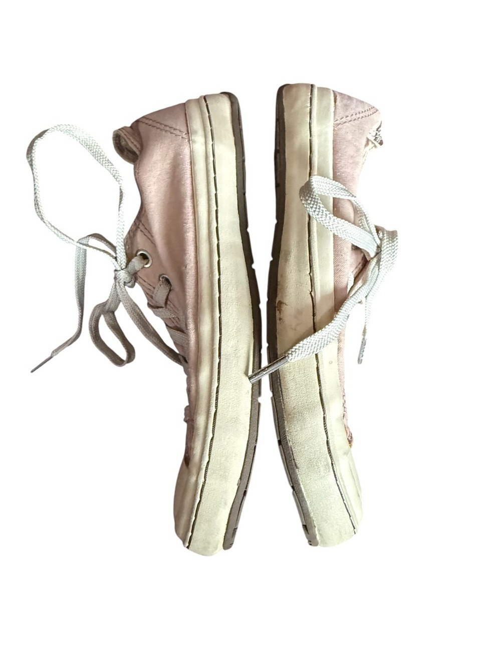 Converse Pink Canvas Low Top Sneakers - Picture 5 of 11